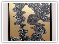 Linear (gold) 85x65 cm - 290€