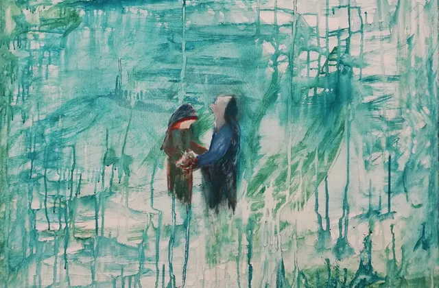 Die Ausstellung von Sr. Mirjam Hinderberger strahlt viel Wärme aus.