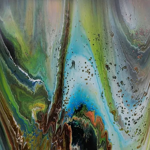 Burning Woods (V201) 80x80 cm - 350€