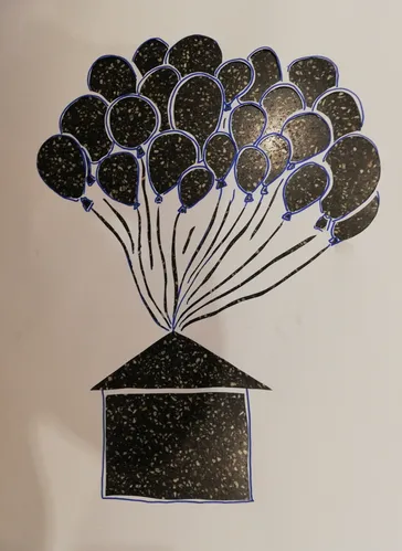 House und Balloons