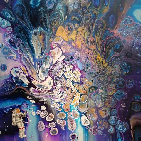 Lost in Space (V209) 80 x 80 cm - 450€
